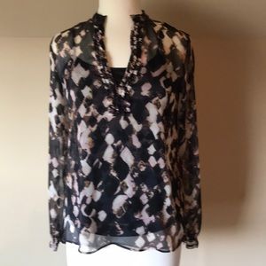 Simple Vera Small Shear Blouse with Cami